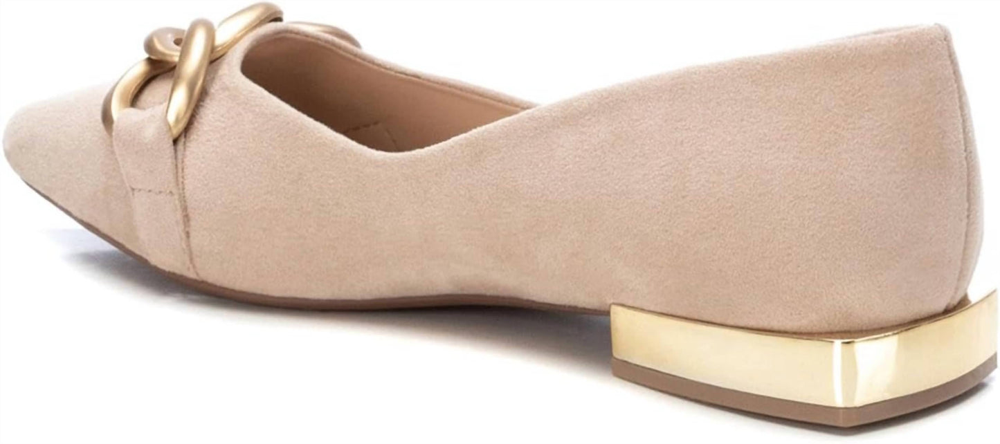 Xti - Women's Suede Ballet Flats Shoes