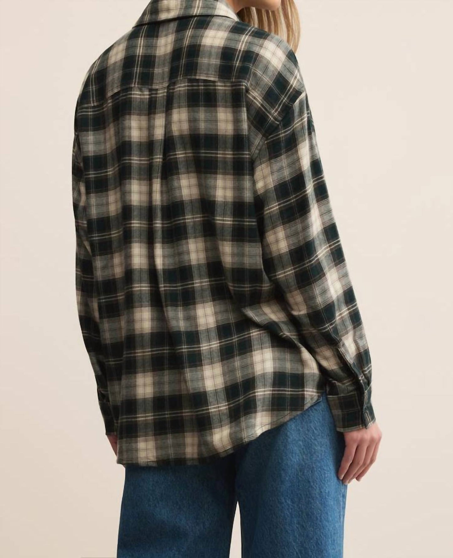 Z Supply - River Plaid Button Up Top