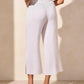 Tribal - Wilma Wear 2 Ways Wide Leg Pant w/Slit