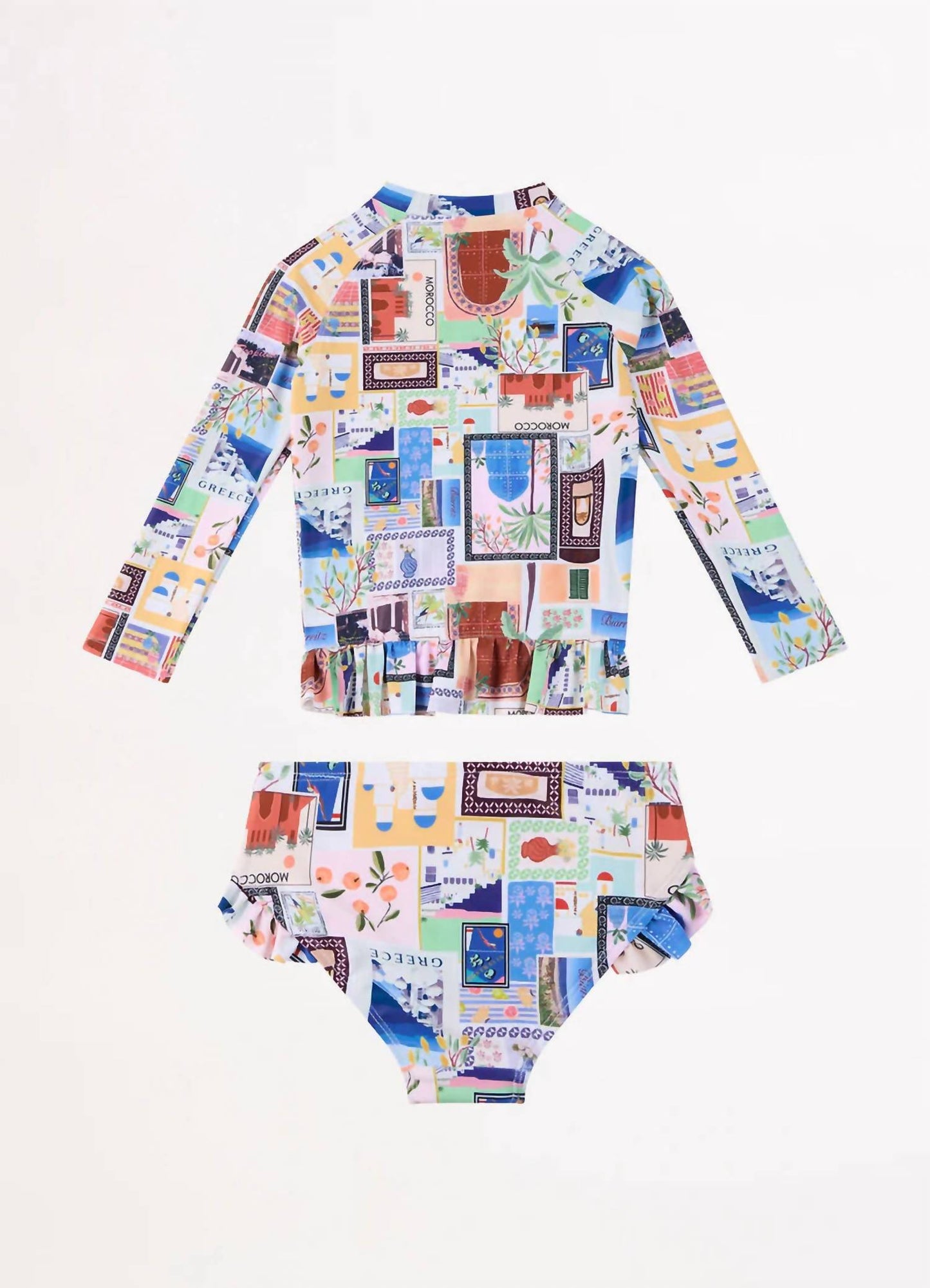 Seafolly - Girl's On Vacation Peplum Surf Set