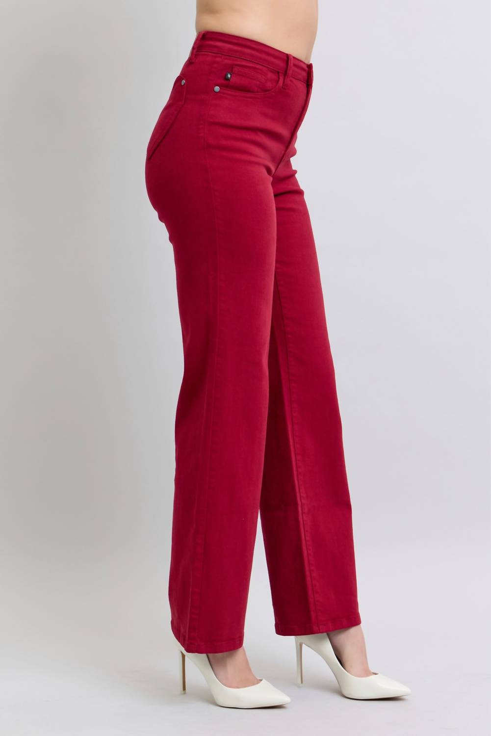 Judy Blue - Heart Pocket Straight Leg Jean