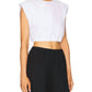 A.L.C. - Billie Sleeveless Cropped Crew Neck T-shirt