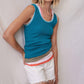Michael Stars - Miley Supima Rib Lace Tank Top