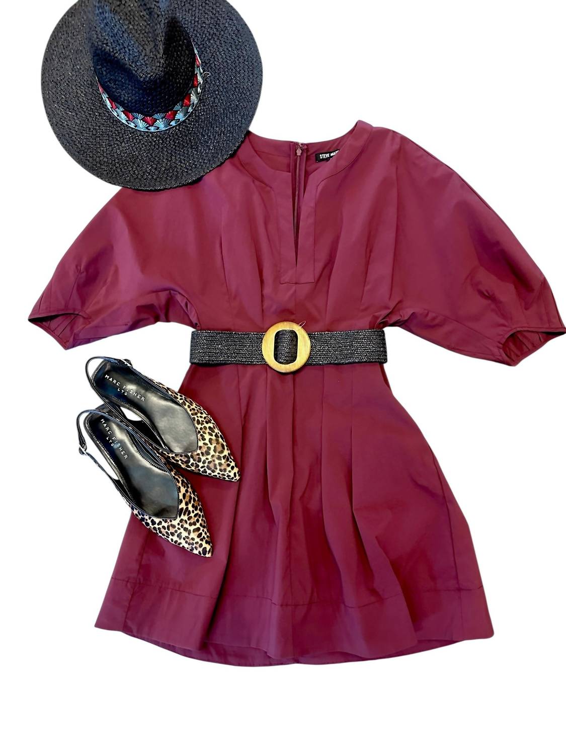 Steve Madden - Dayton V-neck Mini Dress