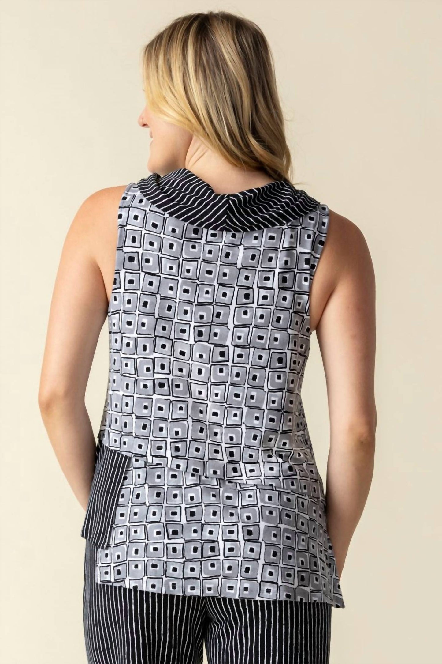 Habitat - Core Travel Mixed Cowl Neck Top