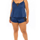 Oh La La Cheri - Saskia Lace Camisole & Short Set - Plus