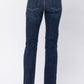 Judy Blue - Mid Rise Straight Leg Non Distressed Jean