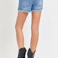 Risen - Mid-rise Denim Shorts