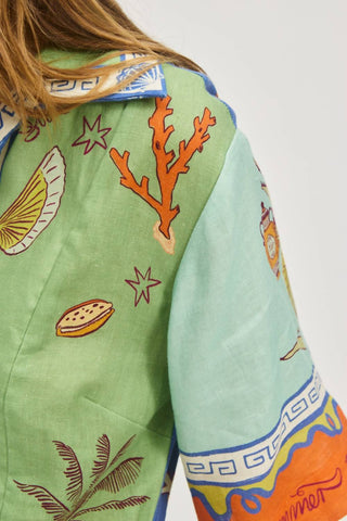 Alemais - Surrealist Summer V Mini Dress