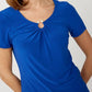 Frank Lyman - Casual Scoop Neck Pullover Top