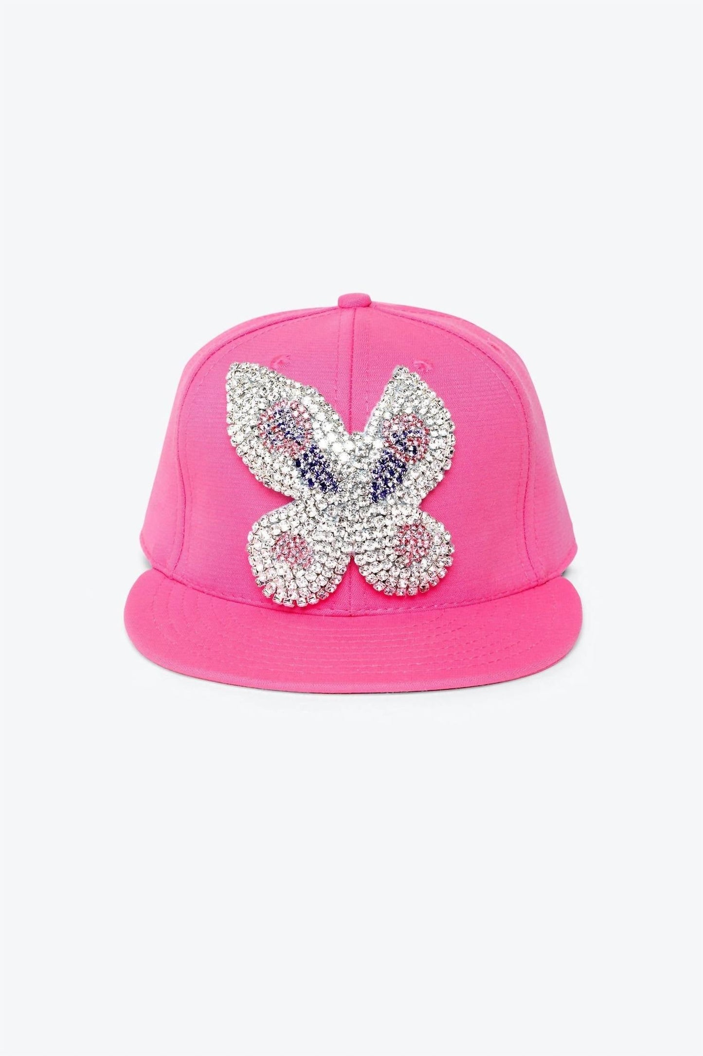 Area - Women's Crystal Buterfly Fitted Cap
