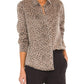 Monrow - Leopard Long Sleeve Shirt