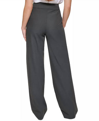 Calvin Klein - Women's Whitney Button Front Wide Leg Pants
