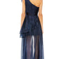 Mac Duggal - One Shoulder Ruffle Hi-lo Gown