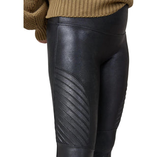 Spanx - Faux Leather Moto Leggings