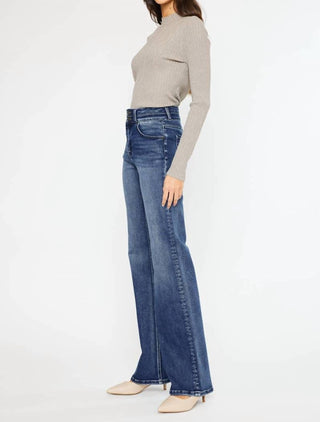 Kancan - High Rise Flared Leg Jean