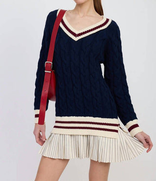 En Saison - Knox Mixed Media Mini Dress