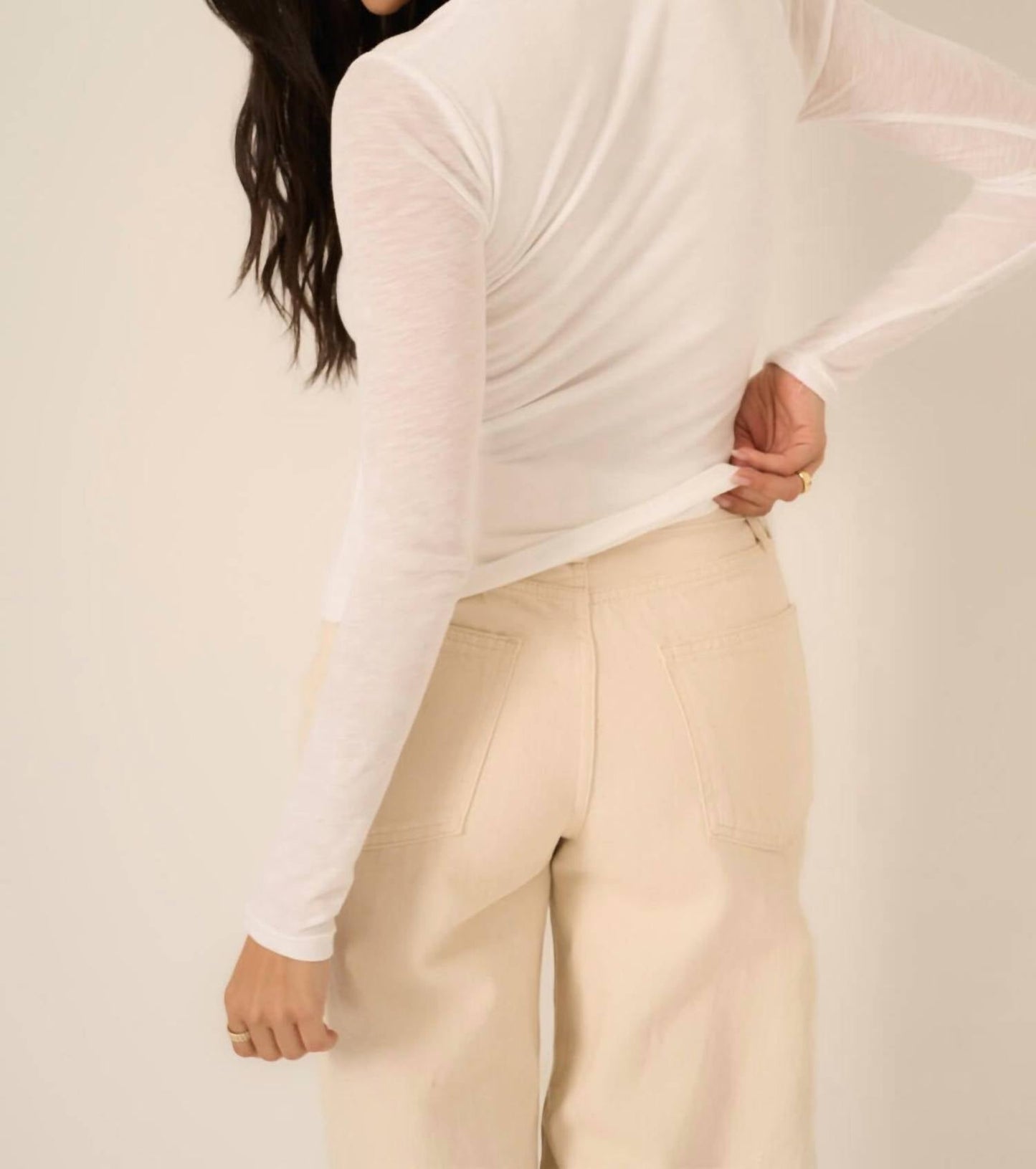 Project Social T - Danni Seamless Square Neck Long Sleeve