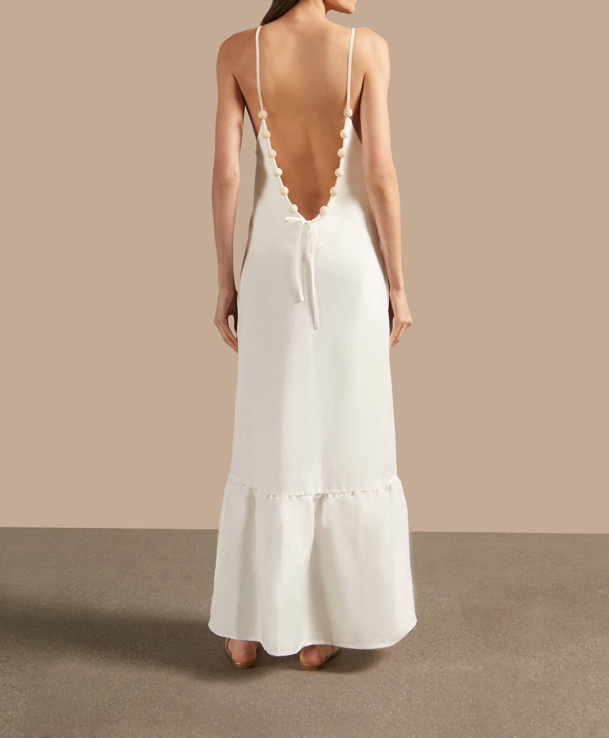 Adriana Degreas - Golden Age Solid Straps Long Dress