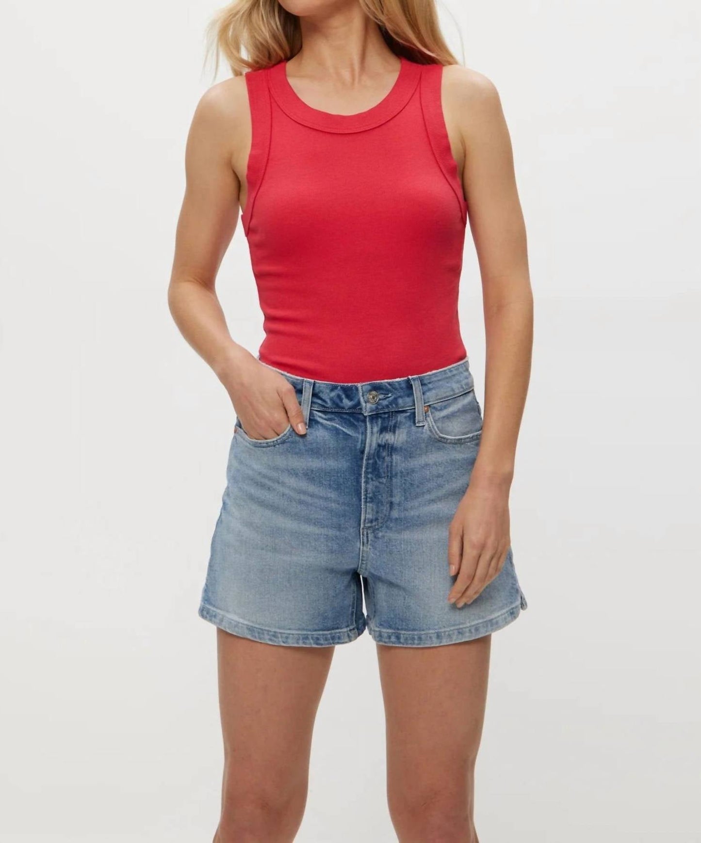 Michael Stars - Gina Ribbed Crop Tank