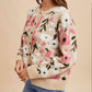 Anniewear - Boucle Floral Cardigan