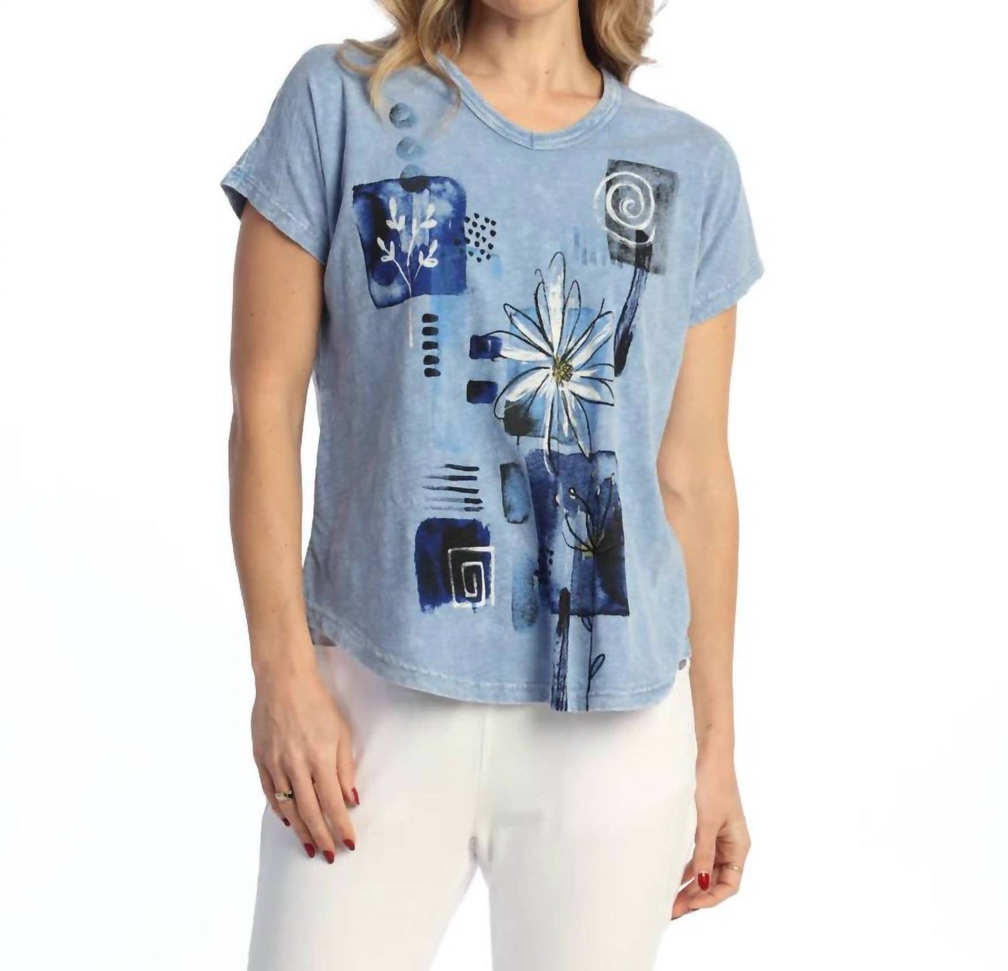 Jess & Jane - Lily Short Sleeve Mineral Tee