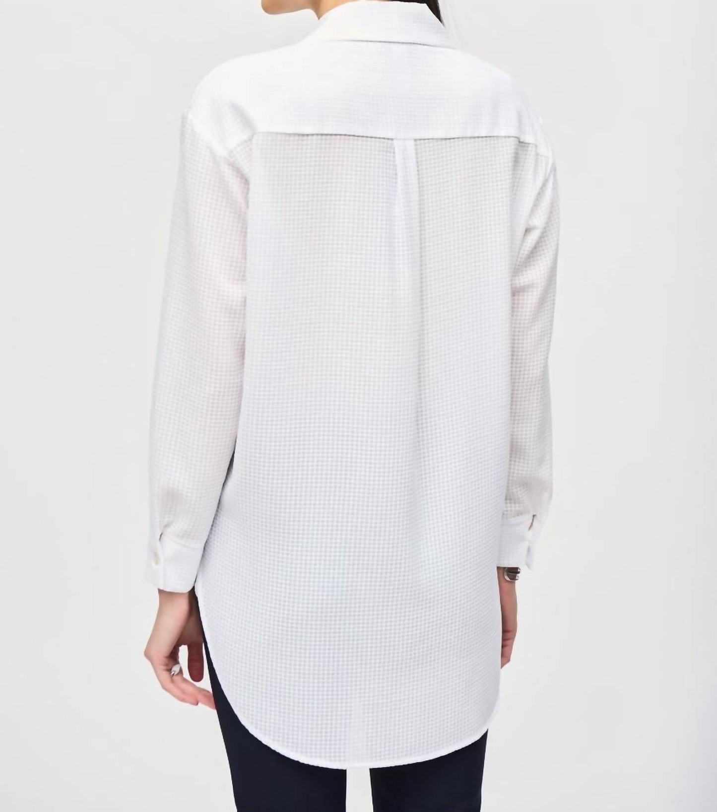 Joseph Ribkoff - Long Woven High Low Blouse