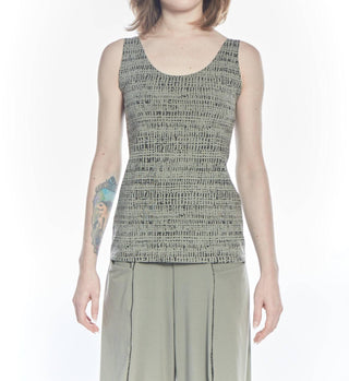 Matthildur - Patterned Sleeveless Tank Top