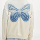 Free People - Butterfly Patchwork Crewneck Sweatshirt