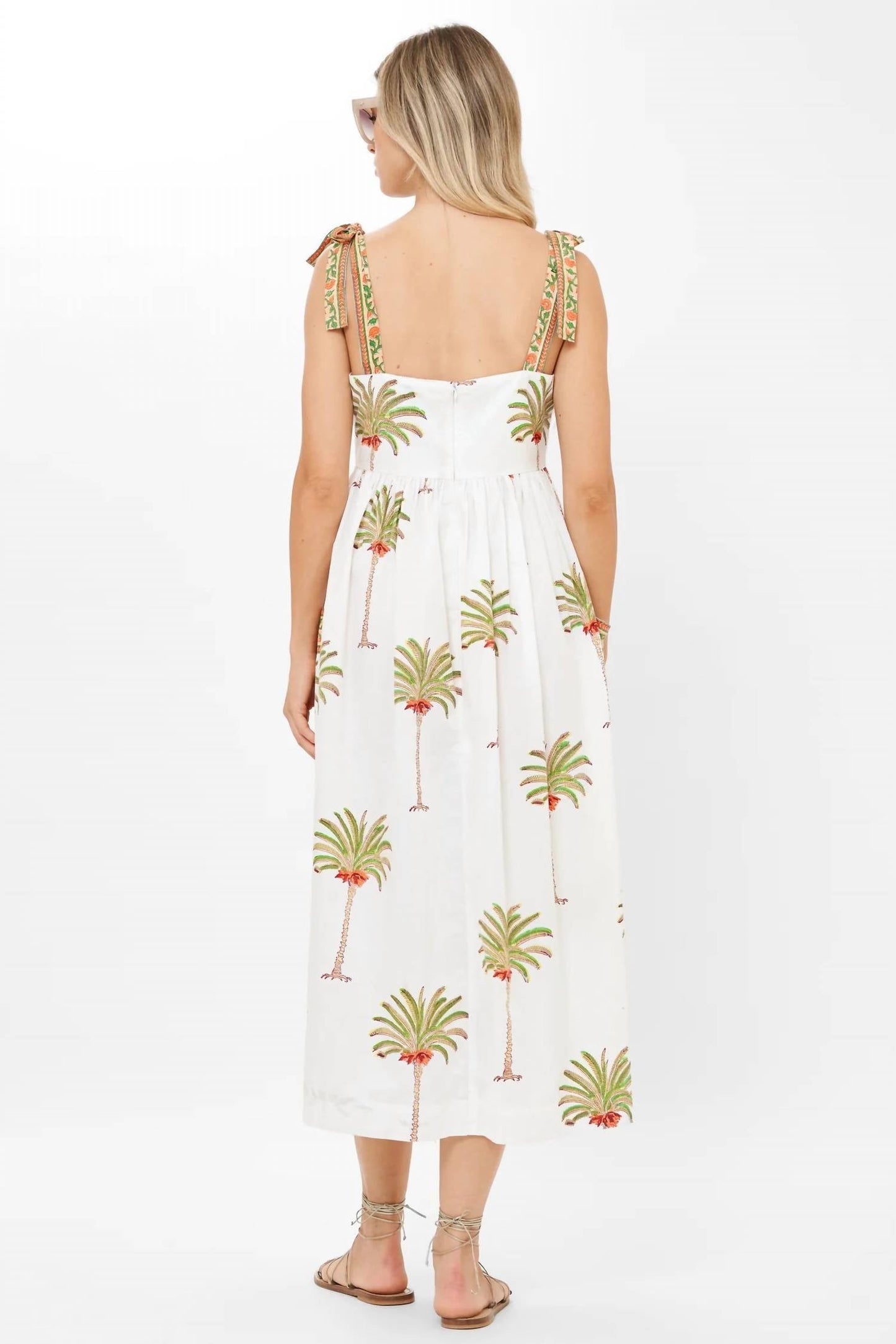 Oliphant - Tie Strap Pocket Midi Dress