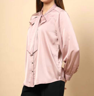 Wishlist - Brooke Satin Tie Top