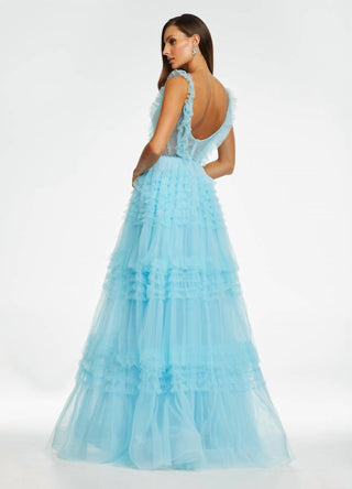 Ashleylauren - Tiered Ruffle Ball Gown