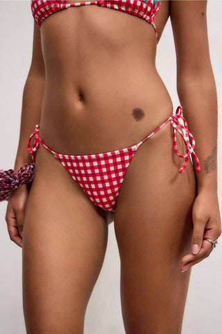 Damson Madder - Tie Side Bikini Bottom
