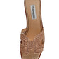 Steve Madden - Women's Hadyn-m Macrame Woven Flat Slide Sandals