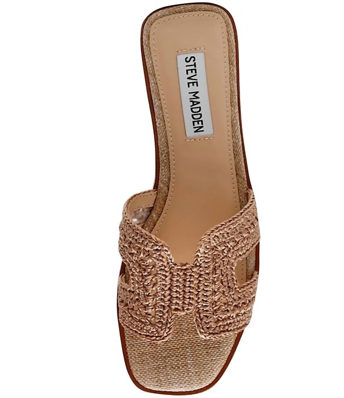 Steve Madden - Women's Hadyn-m Macrame Woven Flat Slide Sandals