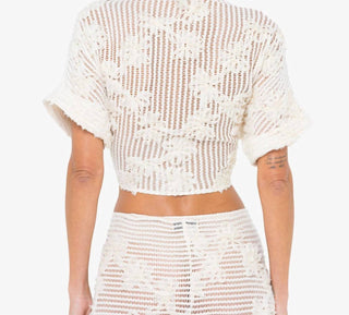 Jbq - Garden Tie Front Top