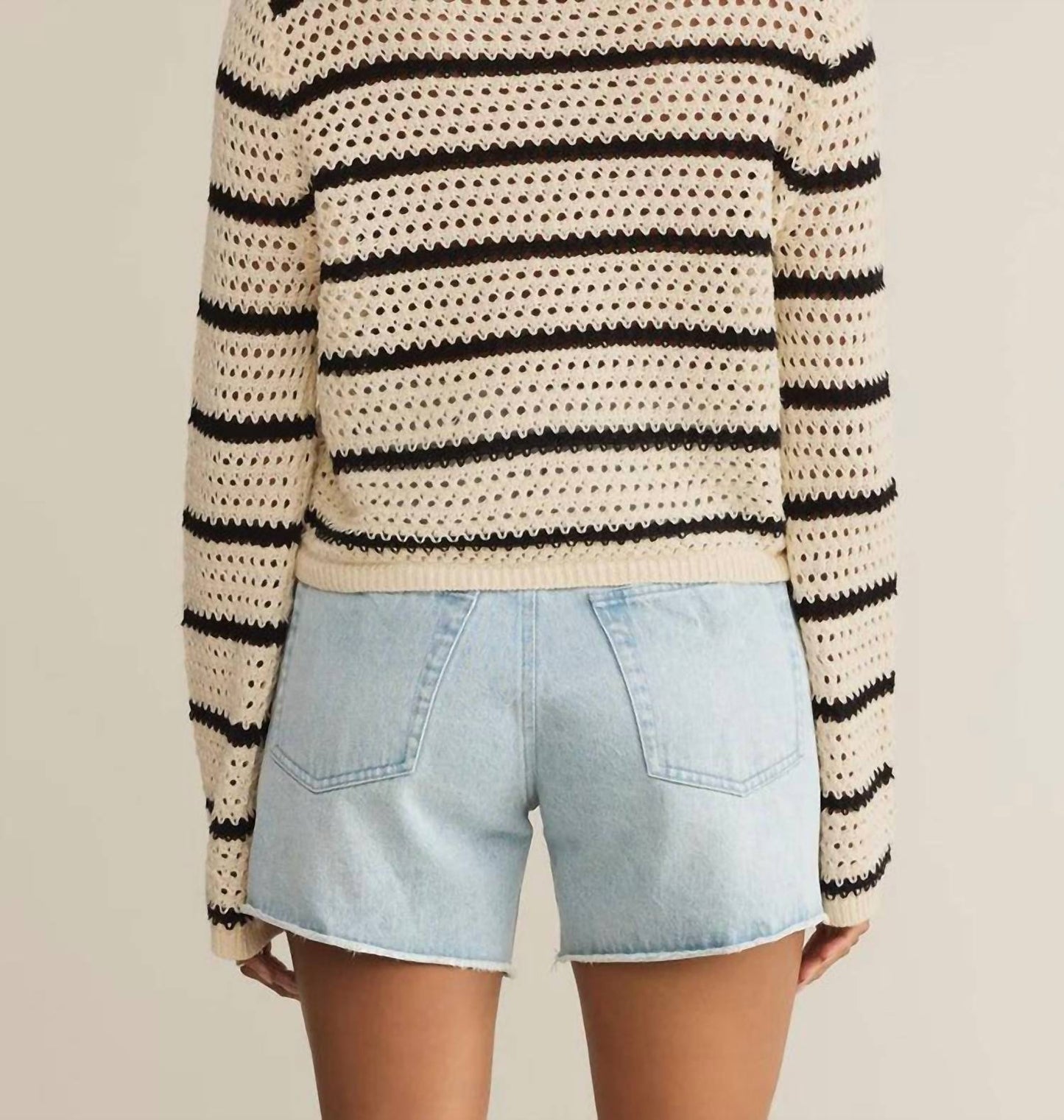 Z Supply - Kit Stripe Crochet Sweater