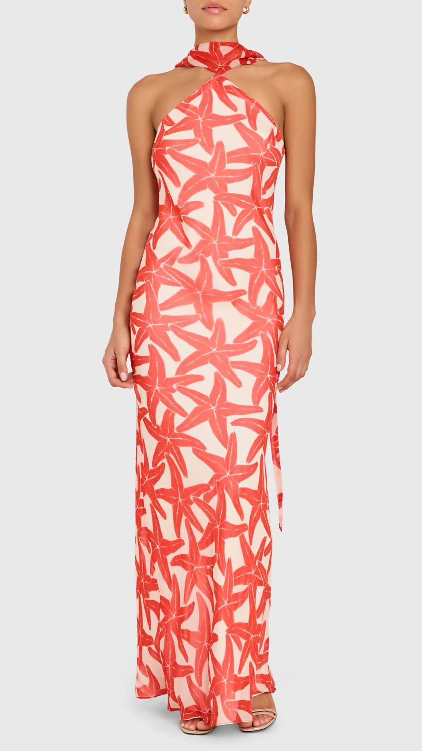 Amanda Uprichard - Ashton Halter Neck Maxi Dress