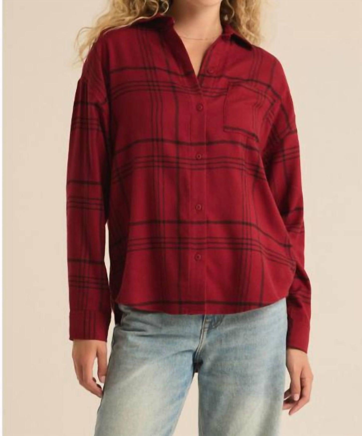 Z Supply - Lincoln Plaid Button-up Top