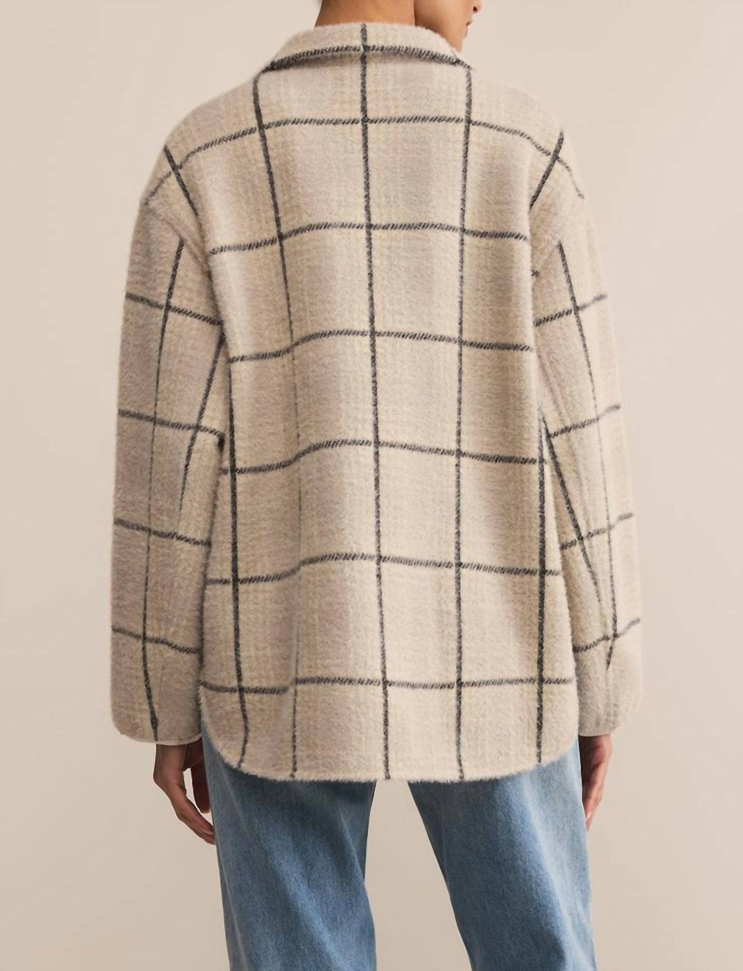 Z Supply - Bronx Plaid Sweater Knit Jacket