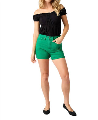 Judy Blue - HIGH-RISE TUMMY CONTROL DENIM SHORTS