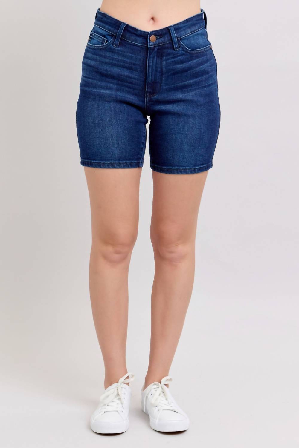 Judy Blue - High Waist V-front Bermuda Shorts