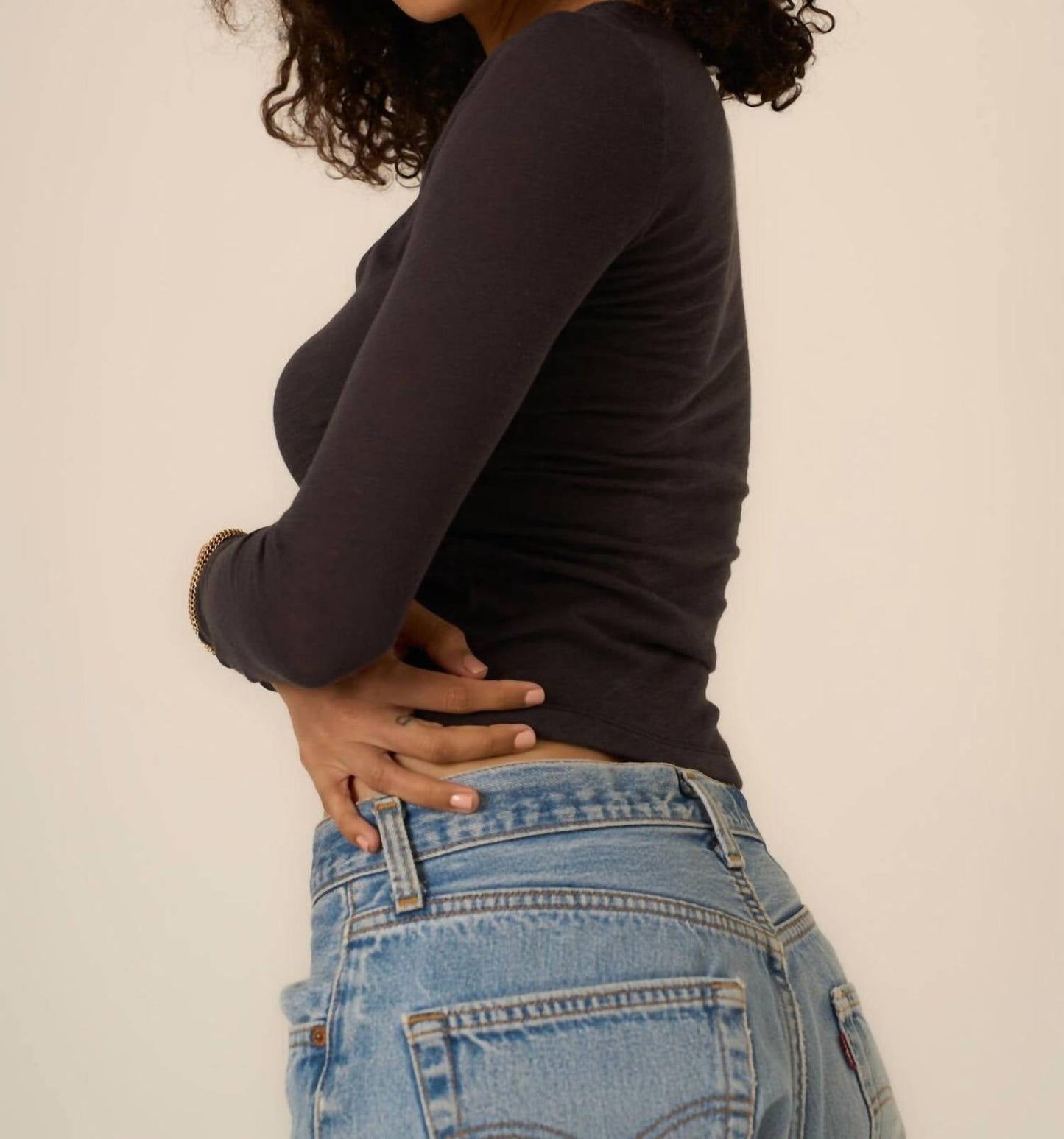 Project Social T - Danni Seamless Square Neck Long Sleeve