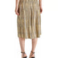 Steve Madden - Darcy Metallic-foil-knit Midi Skirt