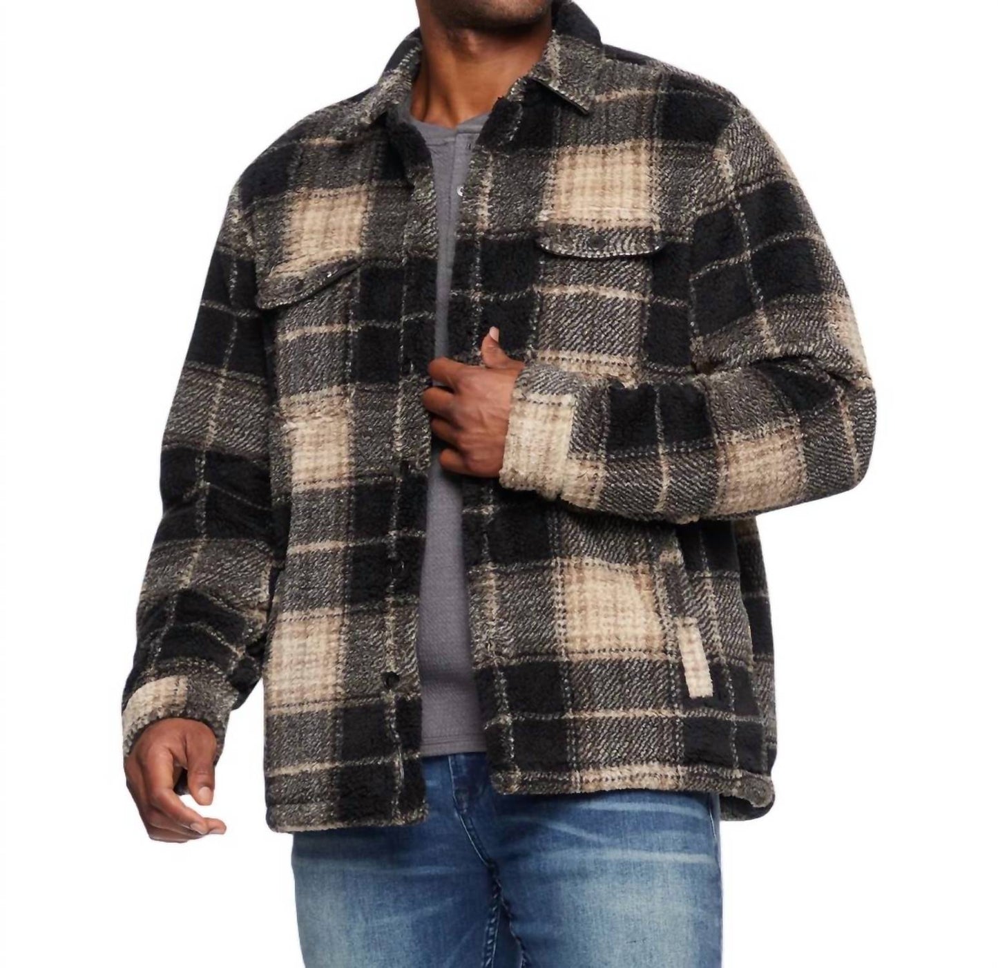 Flags & Anthem - Carter Sherpa Shirt Jacket
