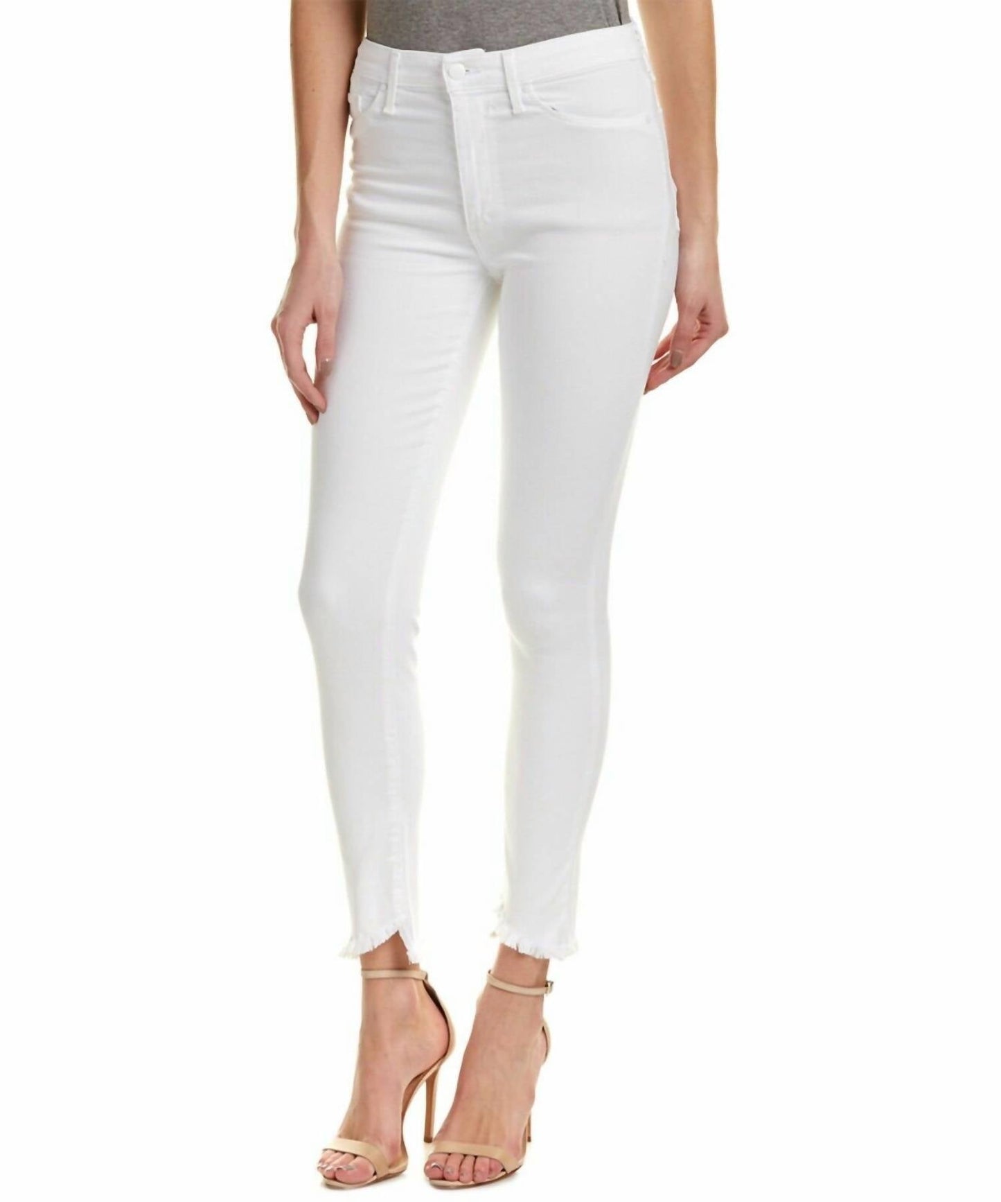 Joe'S Jeans - Flawless Ankle Slanted Raw Hem High Rise Skinny Jeans