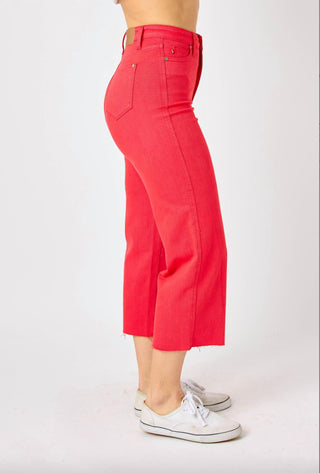 Judy Blue - Tummy Control Crop Jeans