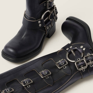 Miu Miu - Pre-loved Women Buckle-detail Boots