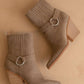 Oasis Society - Women's Carson Distressed Leather Moto Bootie