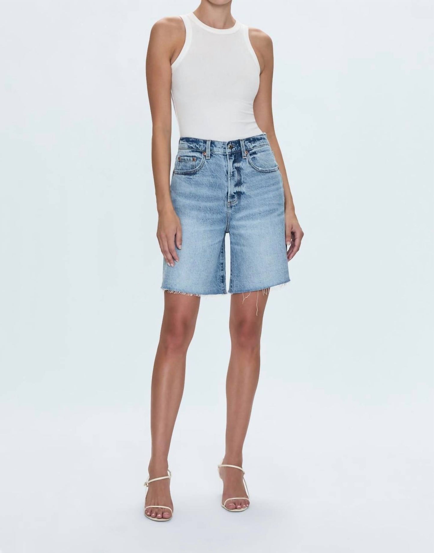 Pistola - Kaylee High Rise Pinched Loose Straight Jeans